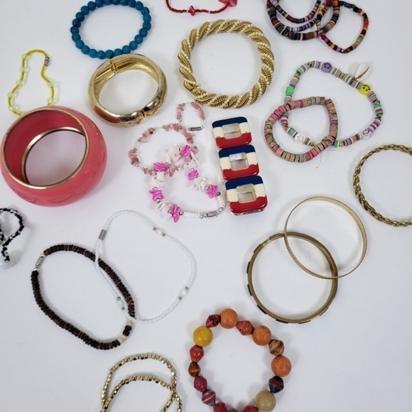 Bundle of Bangles Bracelets jewelry jewellery anklet anklets - Picture 5 of 11
